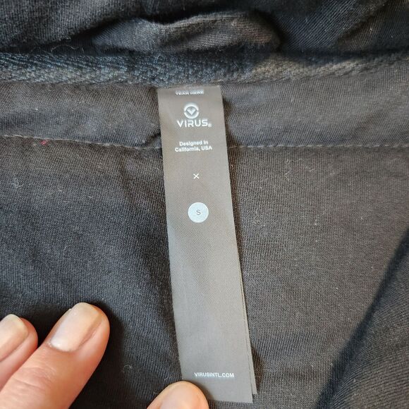 VIRUS x HYROX ladies Baywood 1/4 zip quilted jacket black size S - Picture 2 of 12